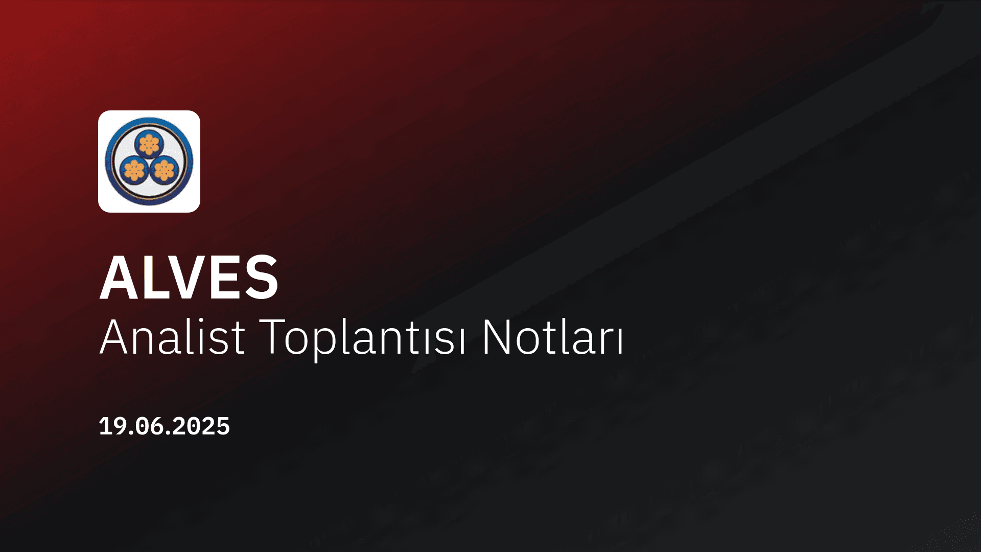 Alves Kablo Analist Toplantısı Notları